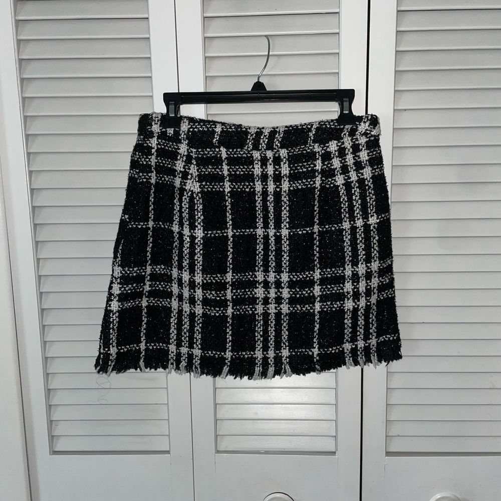 Tweed miniskirt